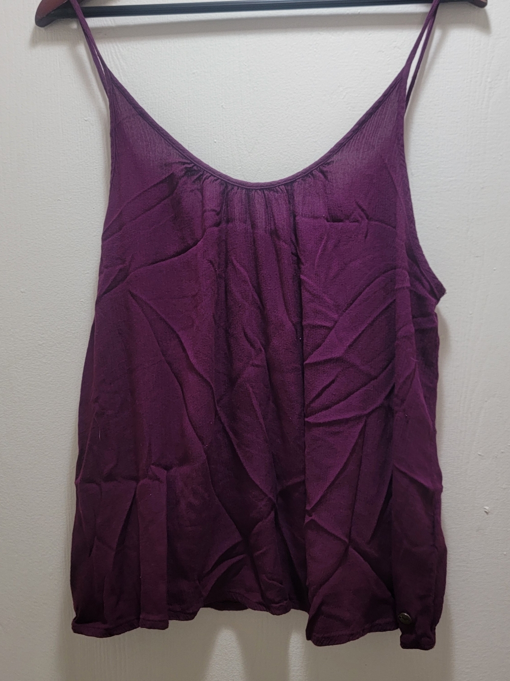 Roxy Purple Spaghetti Strap Tank Top